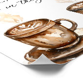 Poster Jeu de douche : Devinez combien de grains de café (Coin)