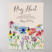 Poster Jeu de Fête de Fiançailles Charme Fleur Sauvage Ch (Devant)