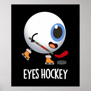 Poster Jeu de Hockey sur glace amusant Jeu de Hockey sur 