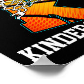 Poster Jeu De Jardin D'Enfants Basket Retour À L'École St (Coin)