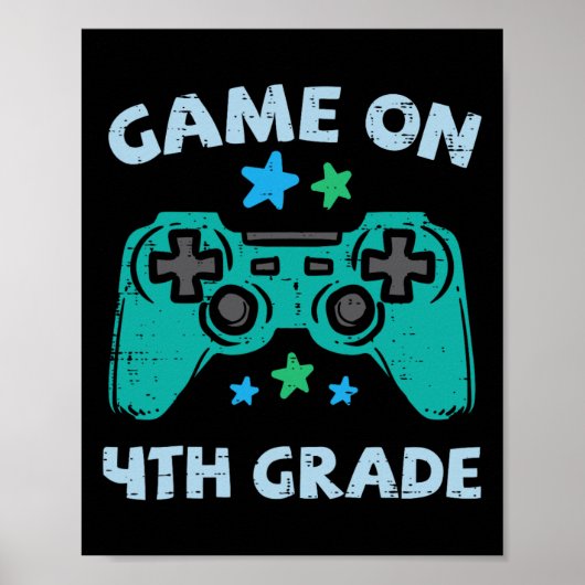 Poster Jeu de jeu sur 4e année 4e première école G (Devant)