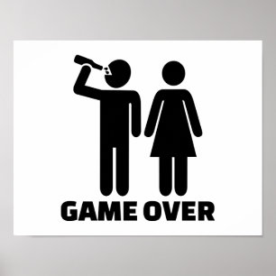 Poster Jeu de mariage terminé