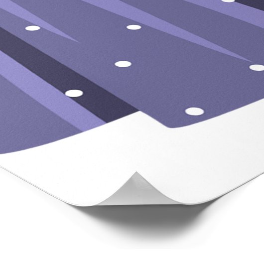 Poster Jeu de mode violet (Coin)