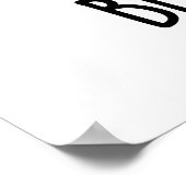 Poster Jeu de nourriture amusant au fromage bleu (Coin)