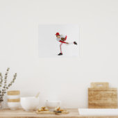 Poster Jeu de Pitcher Baseball (Cuisine)