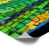 Poster Jeu de plateau Pièces Paysage Abstrait (Coin)