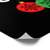 Poster Jeu de poitrine Correspondant Châtaignes Noël Noël (Coin)