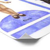 Poster Jeu de poupées papier Alana et Jade - Jouer ou aff (Coin)