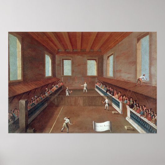 Poster Jeu de Racquets (Devant)