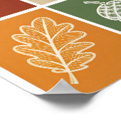 Poster Jeu de récolte d'automne Whimsical (Coin)