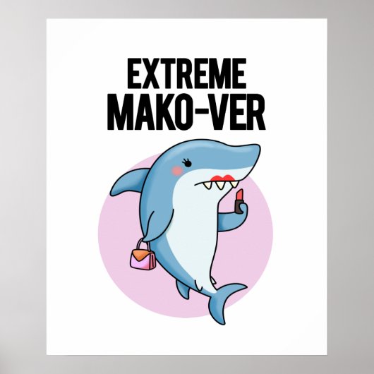 Poster Jeu de requin Mako-ver extrême (Devant)
