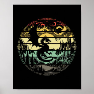 Poster Jeu de rôle Rpg Maître D20 Tabletop Drôle Rp