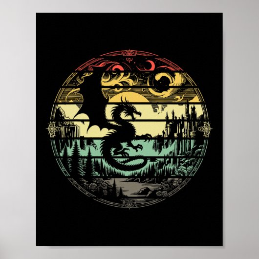Poster Jeu de rôle Rpg Maître D20 Tabletop Drôle Rp (Devant)