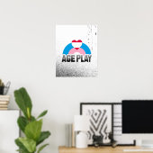 POSTER JEU DE RÔLE SUR L'ÂGE ARC-EN-CIEL (Bureau à domicile)