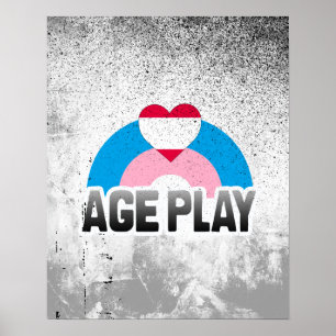 POSTER JEU DE RÔLE SUR L'ÂGE ARC-EN-CIEL