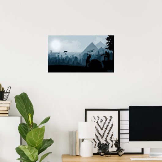 Poster Jeu De Rouille Airdrops Et Jeu D'Exploitation Mini (Bureau à domicile)