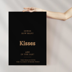 Poster Jeu de Salle de Mariage Classic Gold Combien de Ba