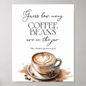 Poster Jeu de société Devinez combien de grains de café (Devant)