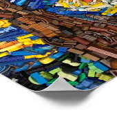 Poster Jeu de société Mosaïque d'une nuit étoilée (Coin)