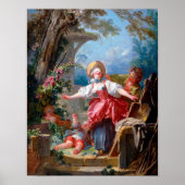 Poster Jeu de Tag, Fragonard (Devant)