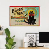 Poster Jeu de voyance au chat noir (Bureau à domicile)