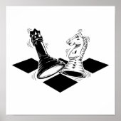 Poster Jeu d'échecs (Devant)