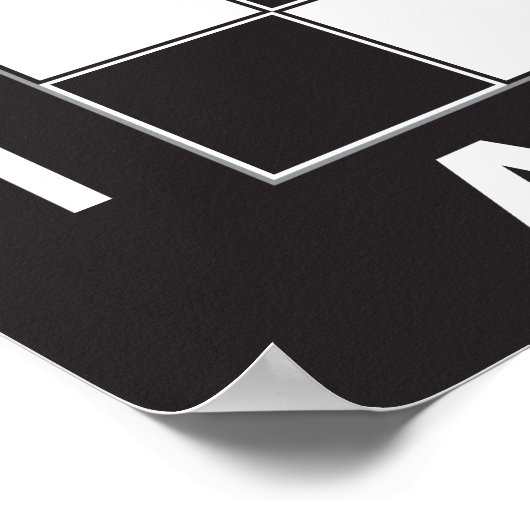 Poster jeu d'échecs (Coin)