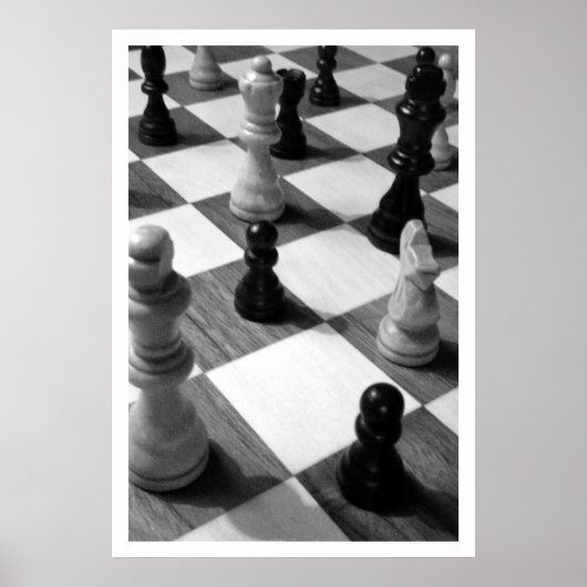 Poster Jeu d'échecs (Devant)