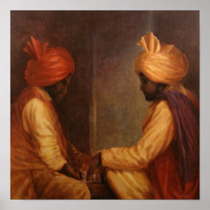 Poster Jeu d'échecs