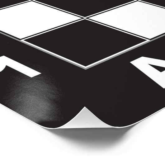 Poster jeu d'échecs (Coin)