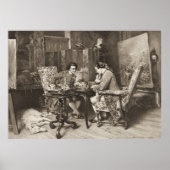 Poster Jeu d'échecs 1898 (Devant)