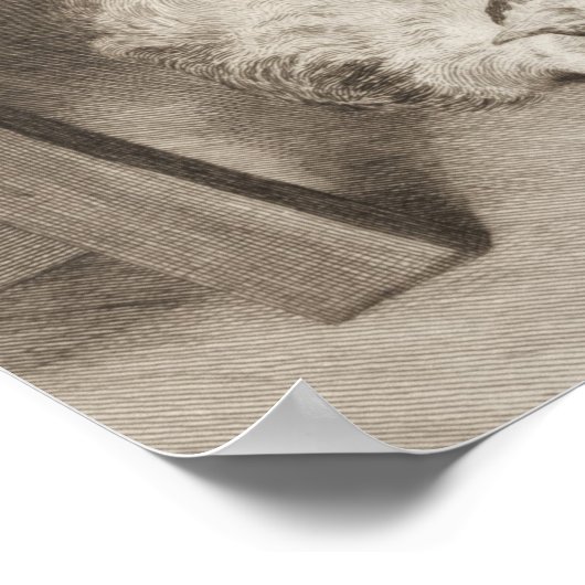 Poster Jeu d'échecs 1898 (Coin)