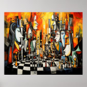 Poster Jeu d'échecs 3 (Devant)