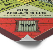 Poster Jeu des propriétaires vintages - Art Print (Coin)