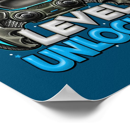 Poster Jeu déverrouillé de 4e année en 4e année (Coin)