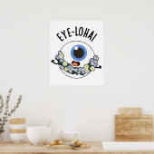 Poster Jeu d'oeil amusant (Cuisine)