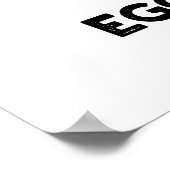 Poster Jeu d'Oeufs Drôle À Hautement Entraîné (Coin)