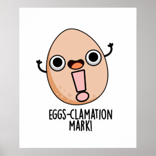 Poster Jeu d'Oeufs Mark Funny Egg Pun