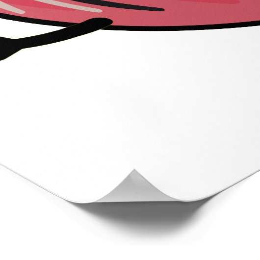 Poster Jeu d'oignon drôle de l'oeil (Coin)