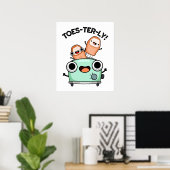 Poster Jeu d'orteils amusant (Bureau à domicile)