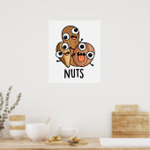 Poster Jeu Drôle Nutty Nutty (Cuisine)