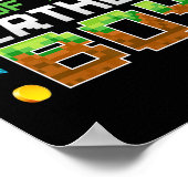 Poster Jeu du numéro de pixel du frère de l'anniversaire (Coin)