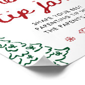 Poster Jeu du pot de conseils de parentalité de Noël en r (Coin)