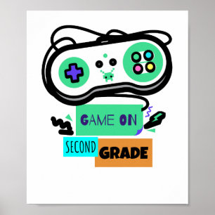 Poster Jeu en 2e année - Premier jour de 2e année Retour