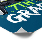 Poster Jeu En 7E Année Drôle Retour À L'École Joueurs Gar (Coin)