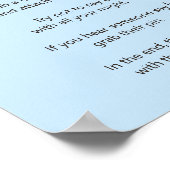 Poster Jeu Floral Sleeping Deer Boy "Don't Say Baby" (Coin)