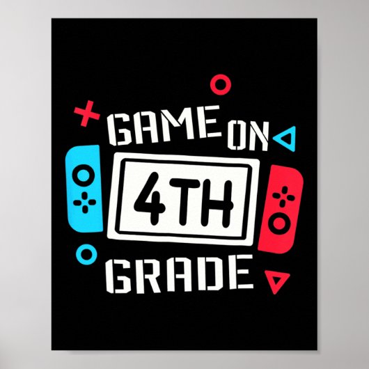 Poster Jeu Garçons de 4e année Enfants de 4e année Byck t (Devant)