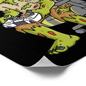 Poster Jeu Halloween Zombie Scary Gamer Garçons Enfants A (Coin)