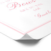 Poster Jeu Imprimable Coquette Rose Combien de Rubans (Coin)