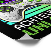 Poster Jeu Jeu Jeu Jeu Jeu Jeu Jour de test Déverrouiller (Coin)